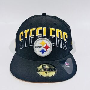 NFL Draft Pittsburg Steelers New Era 59Fifty 7 3/4 Embroidered‎ Hat Cap